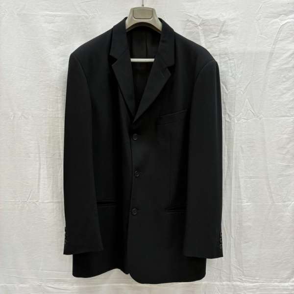 Emporio Armani 3 Button Wool Tailored Jacket 2 Tuck Slacks Setup Suit Made in Italy Men's 50 ISItems [Old Clothing] 50156843