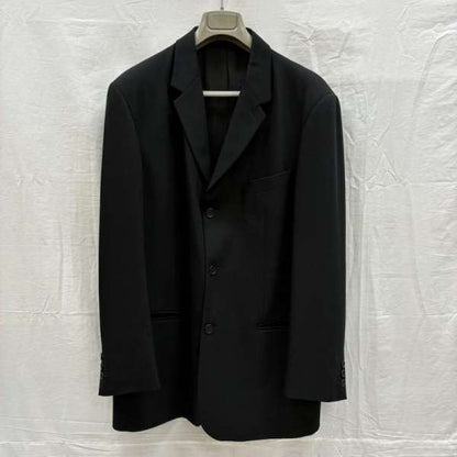 Emporio Armani 3 Button Wool Tailored Jacket 2 Tuck Slacks Setup Suit Made in Italy Men's 50 ISItems [Old Clothing] 50156843