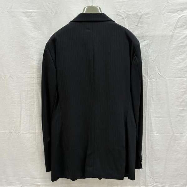 Emporio Armani 2 Button Nylon Wool Tailored Jacket Slacks Setup Suit Made in Italy Striped Men's 50 ISItems [Old Clothing] 50156847