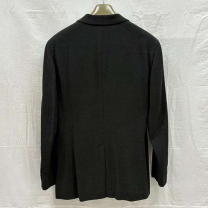 Emporio Armani 3 Button Rayon Nylon Wool Stretch Tailored Jacket 2 Tuck Slacks Setup Suit Men's 50 ISItems 50156851