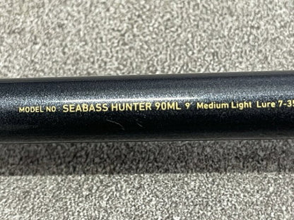 Japanese Vintage Fishing Reel | Fishing rod and reel set SEABASS HUNTER 90ML DAIWA REVROS MX2500 Fishing gear Seabass Hunter REVROS Black [Used]/516433