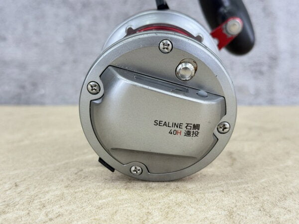 Japanese Vintage Fishing Reel | Bait reel [Used] Guaranteed operation DAIWA SEALINE Stone sea bream 40H long throw sea line fishing gear fishing vertical IC counter / 517285