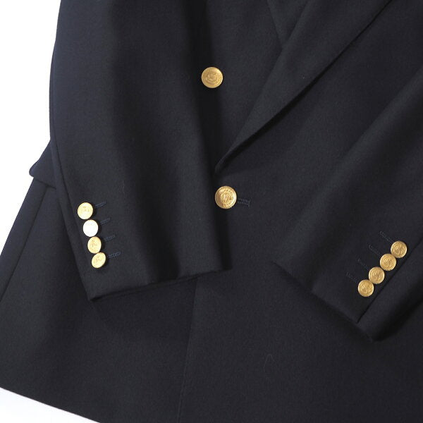 Burberry Mens Double Breasted Suit Wool Japan | Good Condition Burberry Burberrys’ Vintage Gold Button Double Breasted Suit Jacket Slacks 94-84-165 Navy Men’s Genuine Product 6-ZC004
