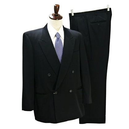 Pierre Cardin 4-button double suit 3-button cuff AB6 L Black Two-tuck Spring/Autumn/Winter 109924 PC14X801A 6NC041 [Men's Business] 202603