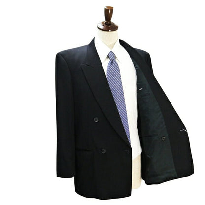 Pierre Cardin 4-button double suit 3-button cuff AB6 L Black Two-tuck Spring/Autumn/Winter 109924 PC14X801A 6NC041 [Men's Business] 202603