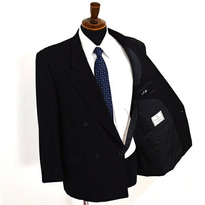 Donato Vinci 4-button double suit S BB3 black one-tuck no adjuster black suit DV21 summer spring/summer thin 6XA090 [Men's business] 202601