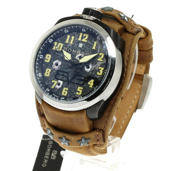 Vintage Watch from Japan | BOMBERG BS45H3SP.VPI-1.3 BOLT-68 Pilot Vintage Date Quartz Men's Box and warranty included_881562 [Used]