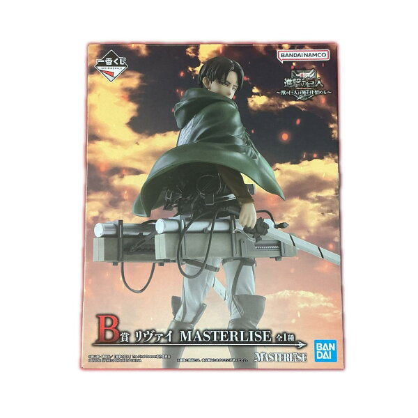 Japanese Anime Figure | BANDAI SPIRITS Figure Ichiban Kuji B Prize Corporal Levi ~Beast Titan is killed by breaking~ [Used]