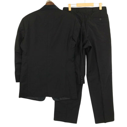 80's Made in Italy GIORGIO ARMANI Giorgio Armani Tuxedo Setup Black (Men's 46 R) Used Old Clothes A3875