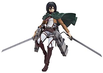 Japanese Anime Figure | figma Attack on Titan Mikasa Ackerman (non-scale ABS&PVC painted movable figure)