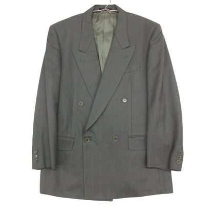 Yves Double Breasted Suit Japan | YVES SAINT LAURENT Yves Saint Laurent Suit 90's Vintage Setup Striped Pattern Double Breasted 2 Tuck Pants A5 Men's [Used]