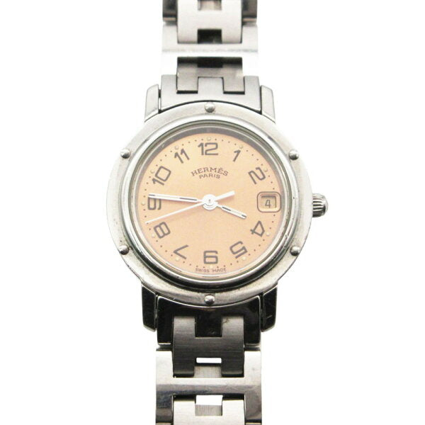 Japanese Vintage Watch | HERMES Watch CL4.210 Clipper H Logo Band Watch Junk Silver Ladies [Used]