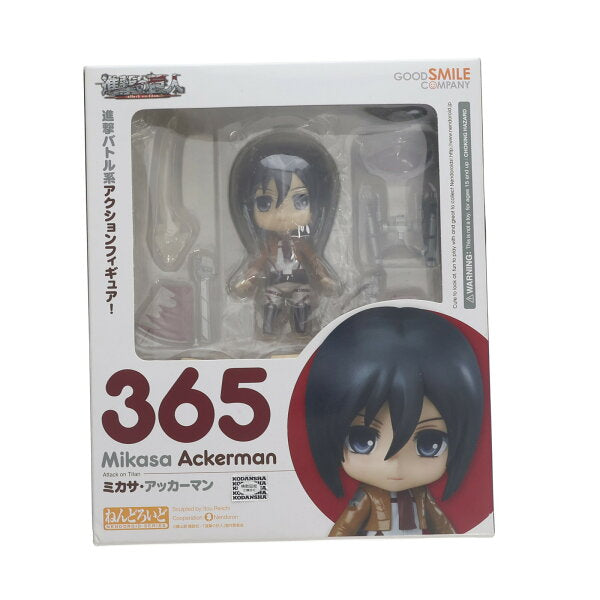 Collectible Figure from Japan | [Used] [FIG] Nendoroid 365 Mikasa Ackerman Attack on Titan Completed Movable Figure Good Smile Company (20140201)