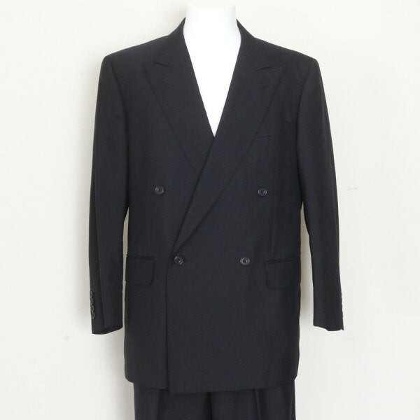 Vintage Burberry Double Breasted Suit Wool Japan | Good condition Burberry with tag double suit set up jacket pants business clothes men's formal men's WUM EM2-8