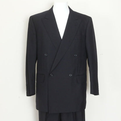 Vintage Burberry Double Breasted Suit Wool Japan | Good condition Burberry with tag double suit set up jacket pants business clothes men's formal men's WUM EM2-8