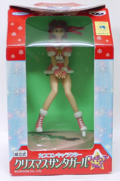 Japanese Anime Figure | Capcom Character Christmas Santa Girl Figure Ver.2 Sakura Kasugano Banpresto