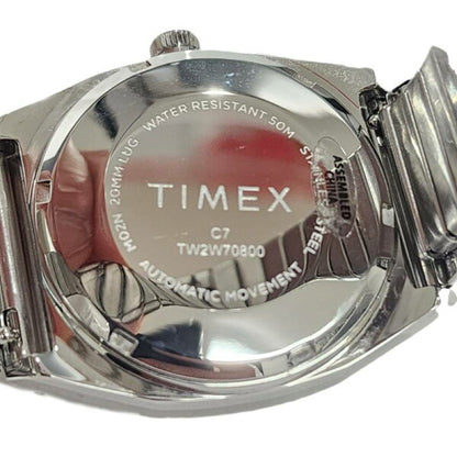 Vintage Watch from Japan | TIMEX Reissue 1983 TW2W70800 Men's Watch Automatic Silver Dial Working Item [Unused Item] 12603R3