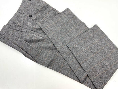 Vintage Very Double Breasted Suit Japan | Very good condition [Mirashawn] Double 4-button woven pattern & plaid pattern suit set up (men's) size AB4 medium gray ◎40MSB1207◎ [Used]