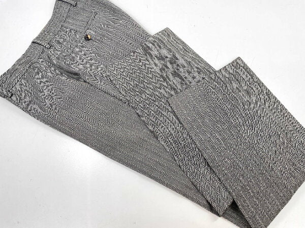Vintage Hugo Boss Double Breasted Suit Wool Japan | [Hugo Boss BOSS] Wool double 4 button herringbone pattern suit autumn/winter (men's) size 46 medium gray ◎40MSB1202◎ [Used]