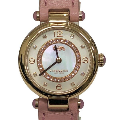 Japanese Vintage Watch | COACH Women's Watch Kelly Watch C2538 CA.148.7.34.2116 Quartz Light Pink Working [Used] 22606K257