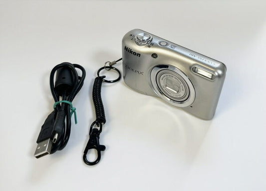 Japanese Vintage Camera | Nikon Digital Camera COOLPIX A10 [Silver] 5x optical zoom 16.14 million pixels Dry battery type [Used] [Available] [2505921111]