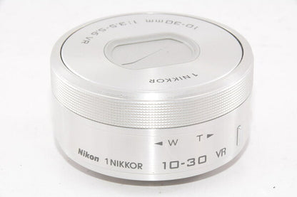 Japanese Vintage Camera | [Used] [Appearance average quality] Nikon standard zoom lens 1 NIKKOR VR 10-30mm f/3.5-5.6 PD-ZOOM Silver