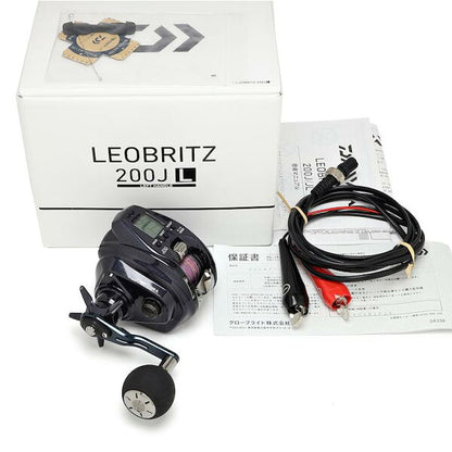 Japanese Vintage Fishing Reel | Good Condition Daiwa 23 Leo Blitz 200JL Left Handle Electric Reel 13.6km DAIWA