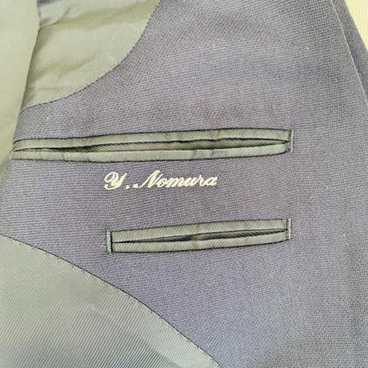 Donato Vinci Navy Suit Jacket Height 180cm Made in Italy M15