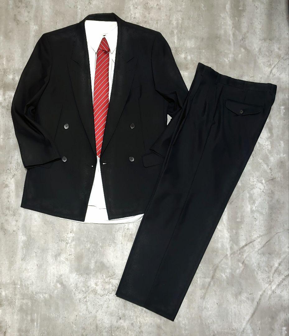 Vintage Suit Setup Double Breasted Formal OPIUM