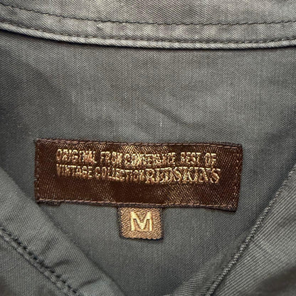 [Redskins] Long sleeve shirt military casual sage green M