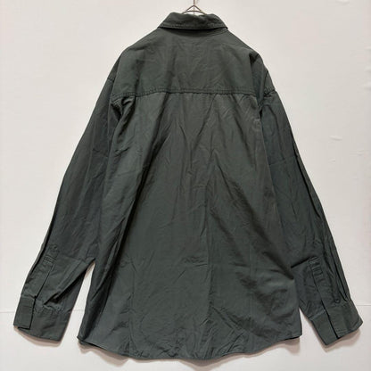 [Redskins] Long sleeve shirt military casual sage green M