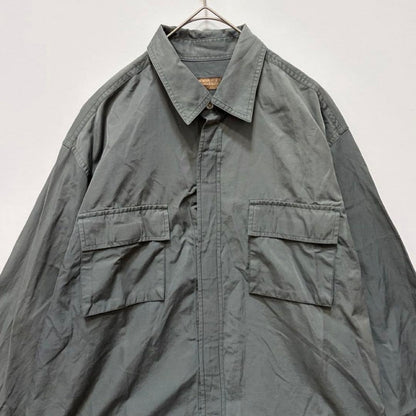 [Redskins] Long sleeve shirt military casual sage green M