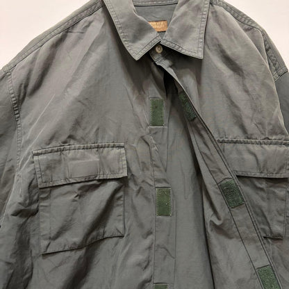 [Redskins] Long sleeve shirt military casual sage green M
