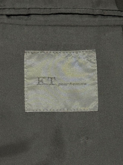 Good condition K.T pour homme double suit black formal AB7 equivalent
