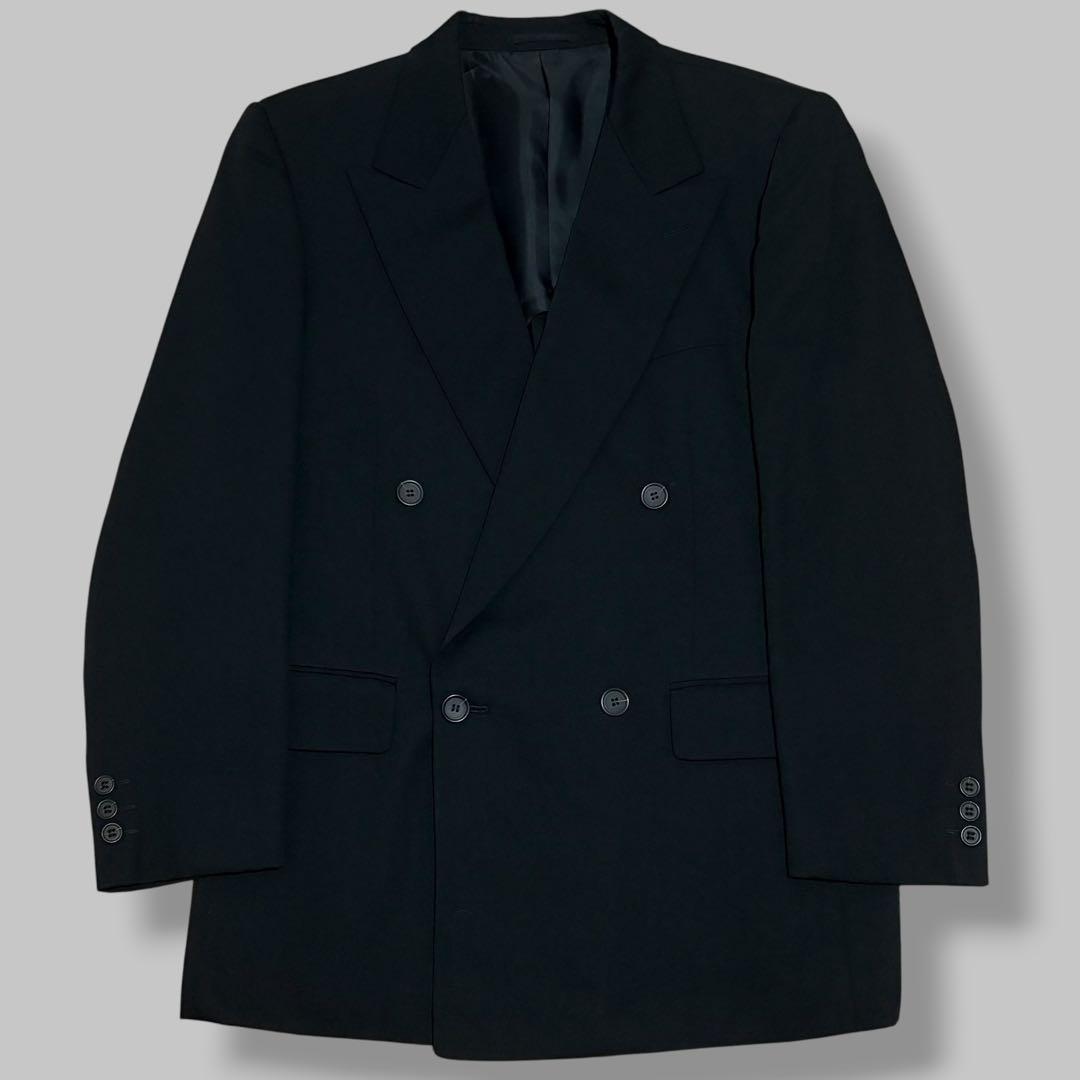 Good condition K.T pour homme double suit black formal AB7 equivalent