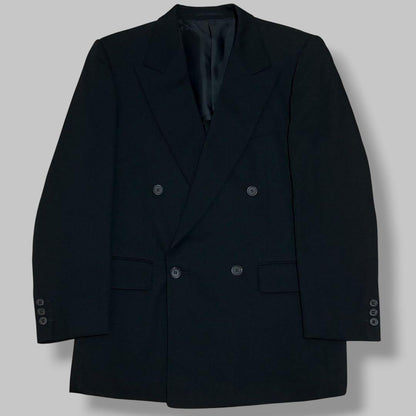 Good condition K.T pour homme double suit black formal AB7 equivalent
