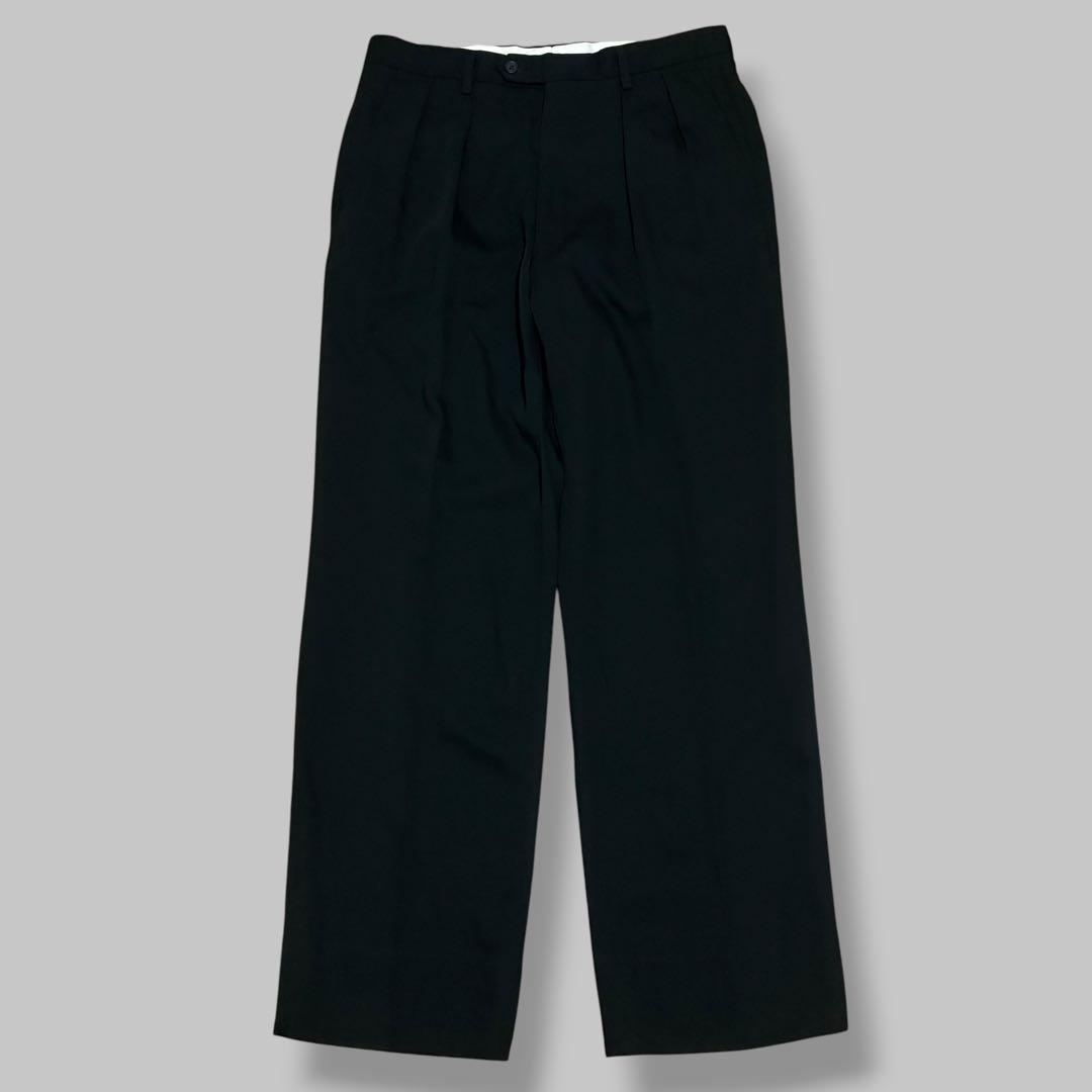 Good condition K.T pour homme double suit black formal AB7 equivalent