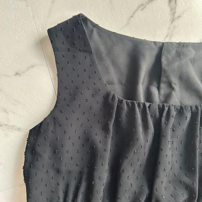 Veil dance [L] Black ♡ Dot pattern ♡ Sleeveless dress ♡ Sleeveless dress