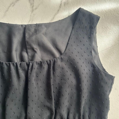Veil dance [L] Black ♡ Dot pattern ♡ Sleeveless dress ♡ Sleeveless dress