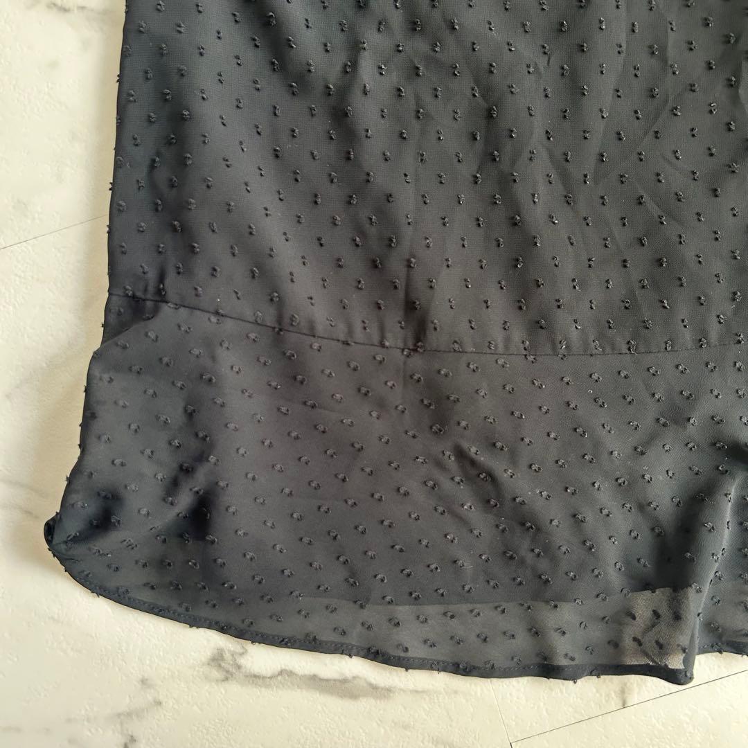 Veil dance [L] Black ♡ Dot pattern ♡ Sleeveless dress ♡ Sleeveless dress