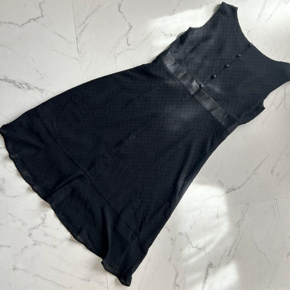 Veil dance [L] Black ♡ Dot pattern ♡ Sleeveless dress ♡ Sleeveless dress