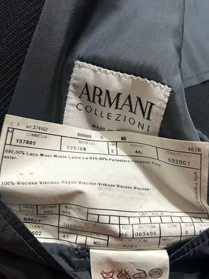 Good condition ARMANI COLLEZIONI Italian suit 46R 90% wool