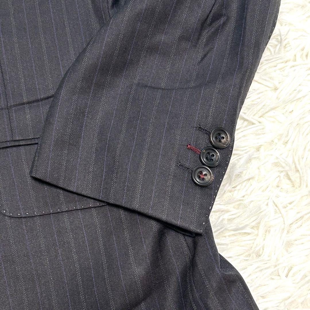 Paul Smith London Suit L Black Zegna Union Jack All Over Pattern