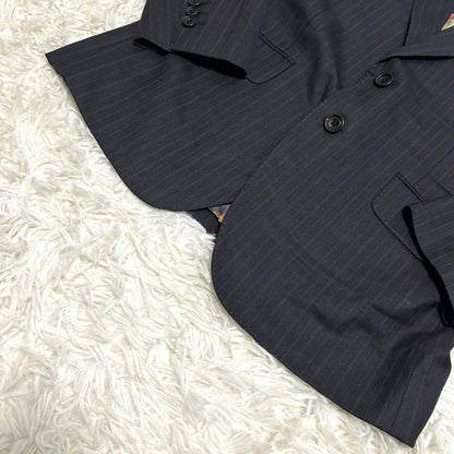 Paul Smith London Suit L Black Zegna Union Jack All Over Pattern