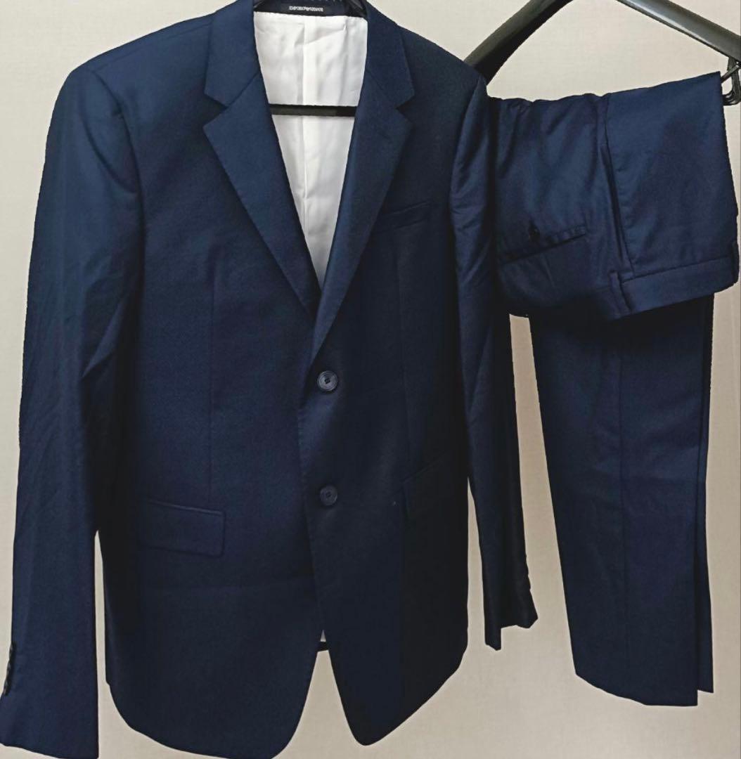 Emporio Armani Suit Setup 50 Navy Silk
