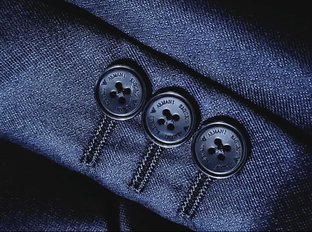 Emporio Armani Suit Setup 50 Navy Silk