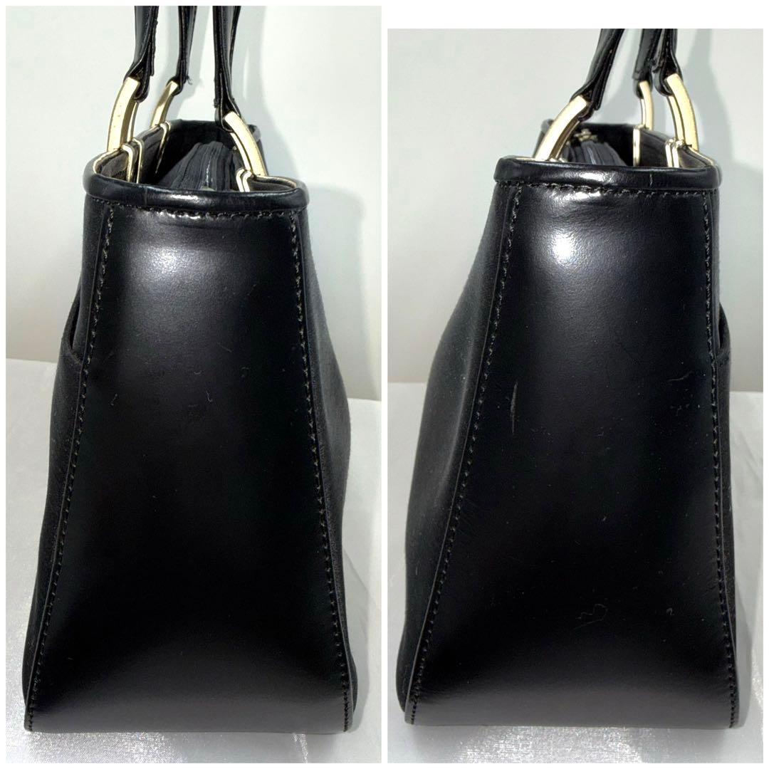 ✨Good condition✨NINA RICCI 3-layer handbag black