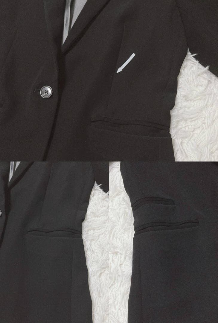 Carol Tailored Jacket Black 34 Simple Office Formal