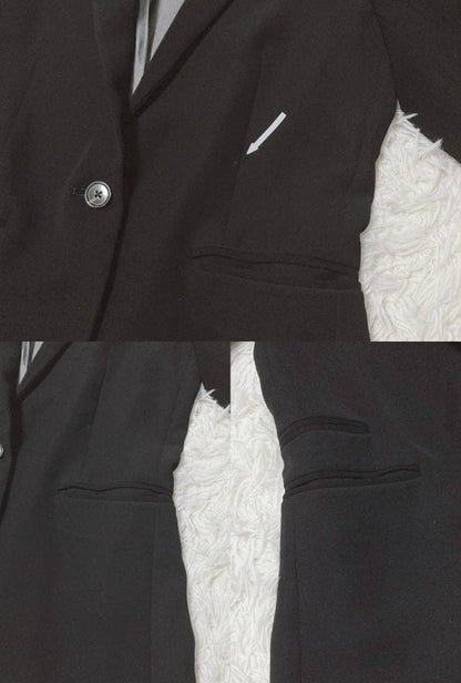Carol Tailored Jacket Black 34 Simple Office Formal