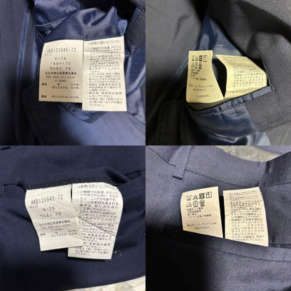 Good condition [All Japan Men's Clothing Industry Council] Travel Suit Business Setup Navy S